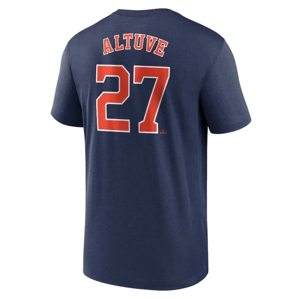 Jose altuve houston astros nike legend name and number home t shirt Navy L
