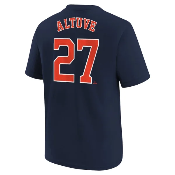 Jose altuve houston astros nike youth home player name number t shirt Navy Yth L