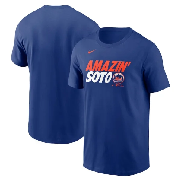 Juan soto new york mets graphic t shirt Royal