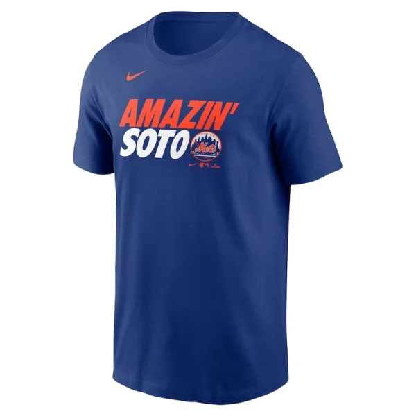 Juan soto new york mets graphic t shirt Royal M