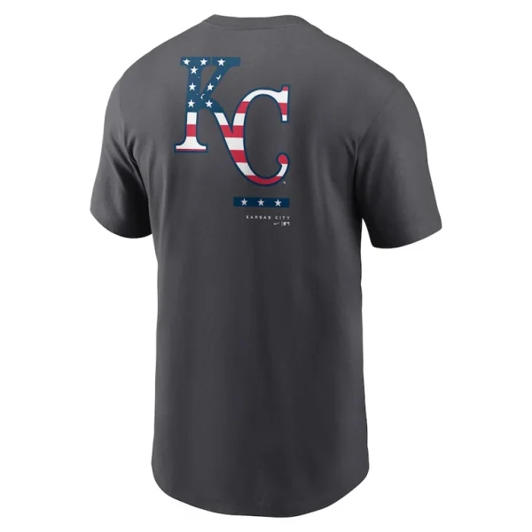 Kansas city royals nike americana t shirt anthracite Multi L