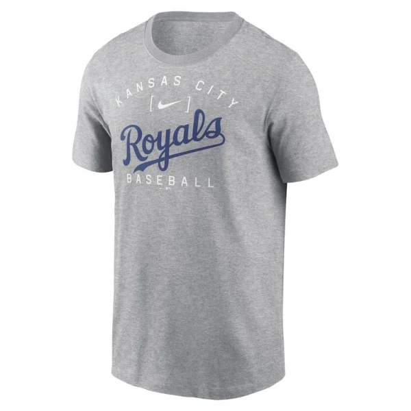 Kansas city royals nike home team athletic arch t shirt Heather gray M