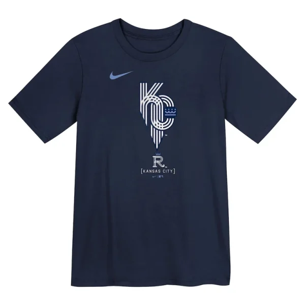 Kansas city royals nike preschool city connect t shirt Navy 56
