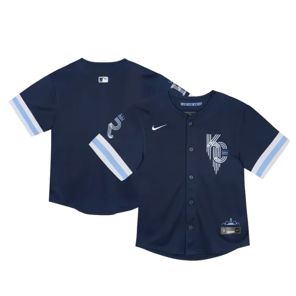 Kansas city royals nike toddler city connect limited jersey Navy