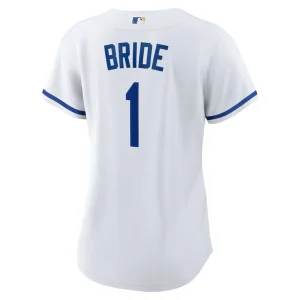 Kansas city royals nike womens 1 bride home replica jersey White L