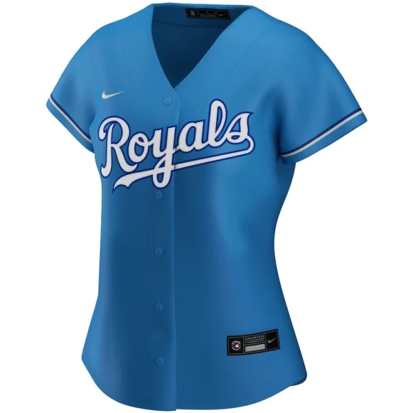 Kansas city royals nike womens alternate replica team jersey Light blue M