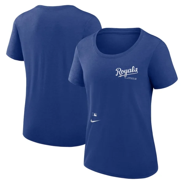Kansas city royals nike womens authentic collection performance scoop neck t shirt Royal