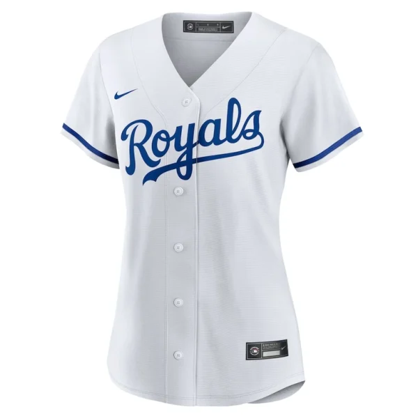 Kansas city royals nike womens home replica team logo jersey White M