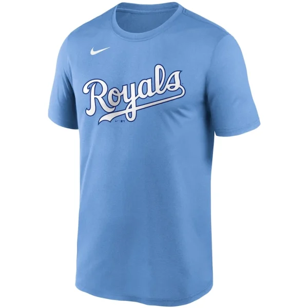 Kansas city royals nike wordmark legend performance t shirt Light blue M