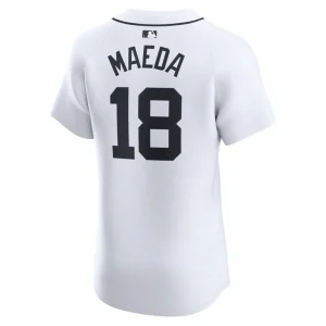 Kenta maeda detroit tigers nike home elite player jersey White 48