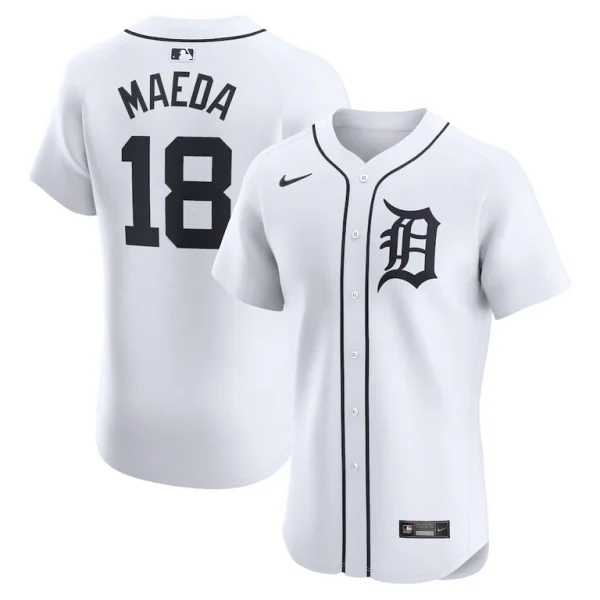 Kenta maeda detroit tigers nike home elite player jersey White
