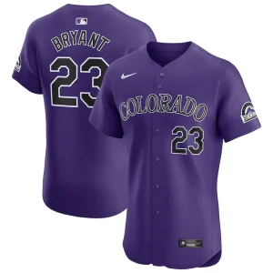 Kris bryant colorado rockies nike alternate elite player jersey Purple