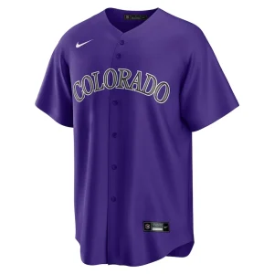 Kris bryant colorado rockies nike alternate replica player jersey Purple M