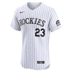 Kris bryant colorado rockies nike home elite jersey White 44