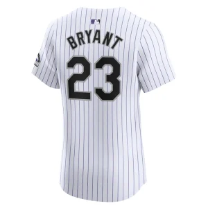 Kris bryant colorado rockies nike home elite jersey White 48