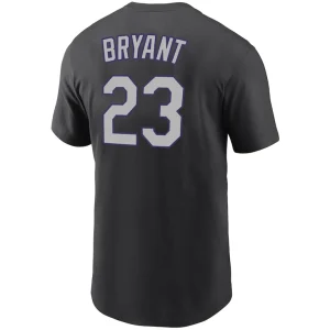 Kris bryant colorado rockies nike name number t shirt Black L
