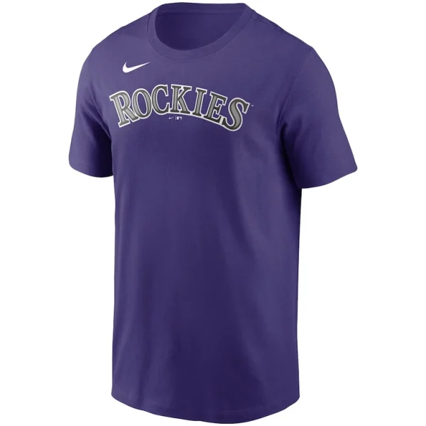 Kris bryant colorado rockies nike name number t shirt Purple M