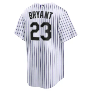 Kris bryant colorado rockies nike replica player jersey Whitepurple L