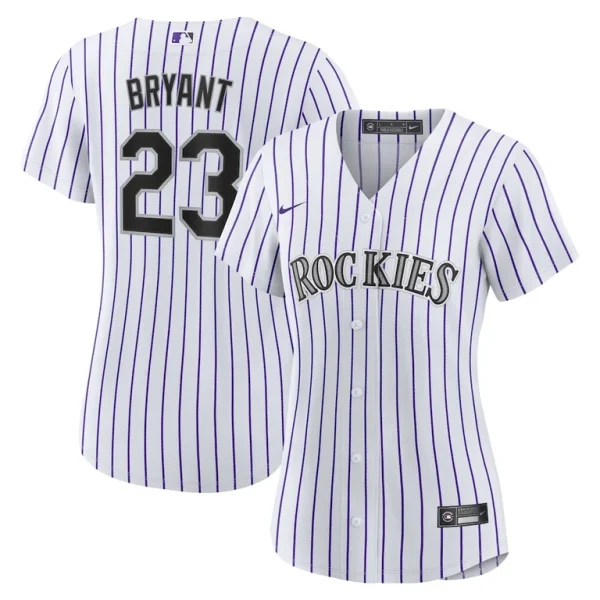 Kris bryant colorado rockies nike womens replica player jersey Whitepurple