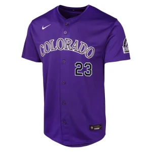 Kris bryant colorado rockies nike youth alternate limited player jersey Purple Yth M