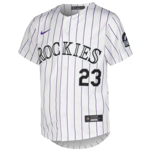Kris bryant colorado rockies nike youth home limited player jersey White Yth M