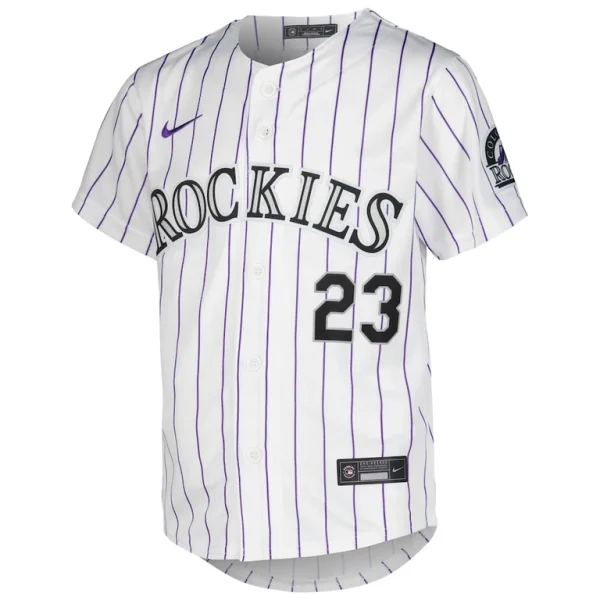 Kris bryant colorado rockies nike youth home limited player jersey White Yth M
