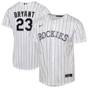Kris bryant colorado rockies nike youth home replica player jersey White