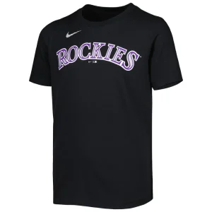 Kris bryant colorado rockies nike youth player name number t shirt Black Yth M