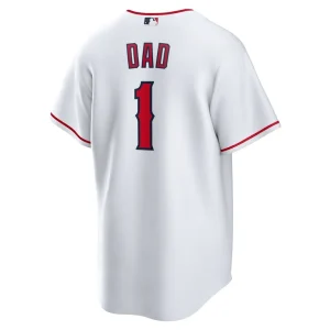Los angeles angels nike 1 dad home replica jersey White L