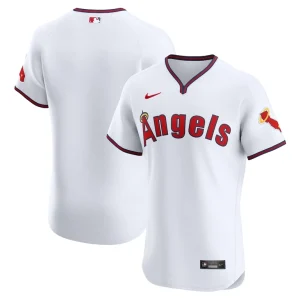 Los angeles angels nike alternate vapor premier elite patch jersey White