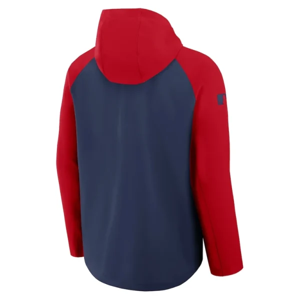 Los angeles angels nike authentic collection raglan performance full zip jacket Navyred L