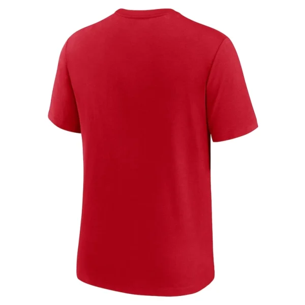 Los angeles angels nike authentic collection tri blend performance t shirt Red L