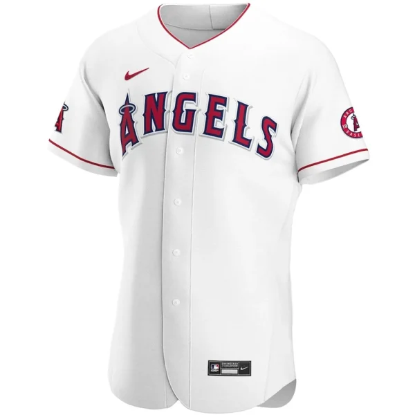 Los angeles angels nike home authentic team jersey White 44