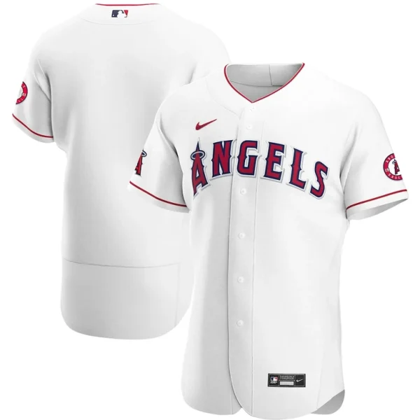 Los angeles angels nike home authentic team jersey White