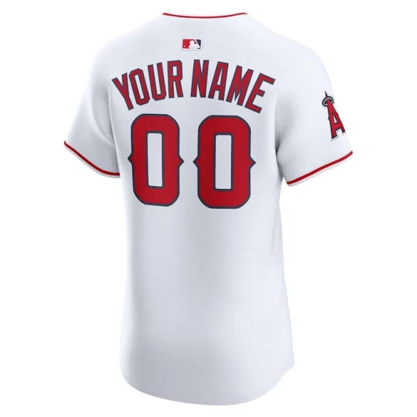 Los angeles angels nike home elite custom jersey White 48