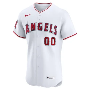 Los angeles angels nike home elite pick a player retired roster jersey White 44