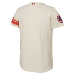 Los angeles angels nike infant city connect replica jersey Cream 24 MO