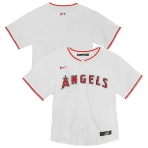Los angeles angels nike preschool home game jersey White