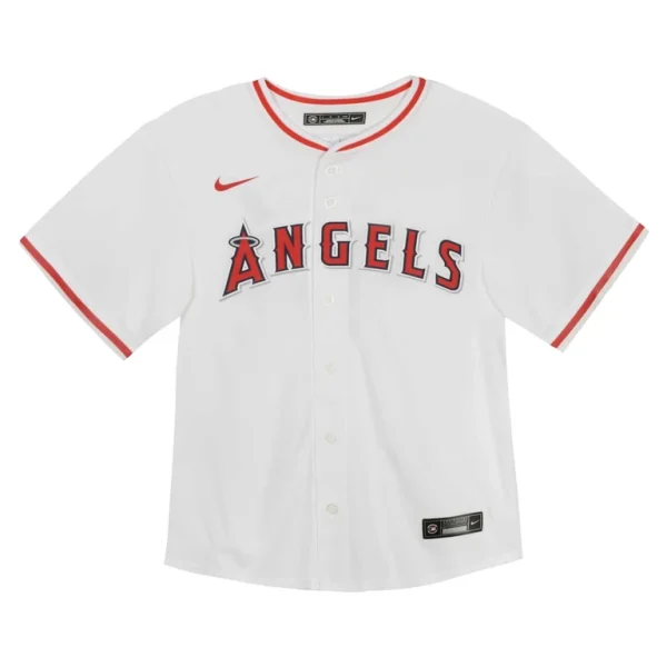 Los angeles angels nike preschool home game jersey White 56