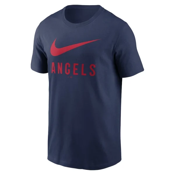 Los angeles angels nike swoosh t shirt Navy M