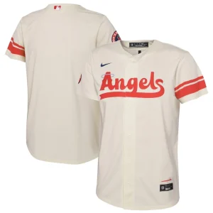 Los angeles angels nike toddler city connect replica jersey Cream