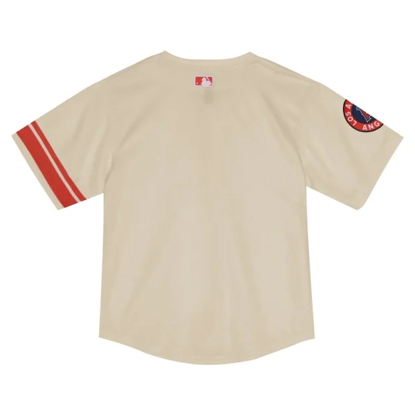 Los angeles angels nike toddler city connect team limited jersey natural Multi 4T