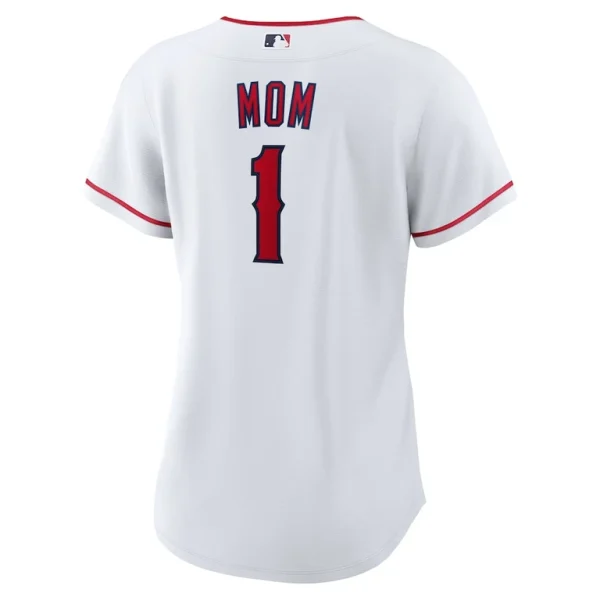 Los angeles angels nike womens 1 mom home replica jersey White L
