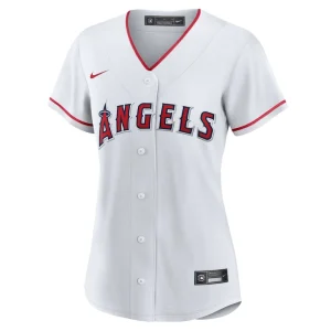 Los angeles angels nike womens 1 mom home replica jersey White M