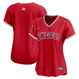 Los angeles angels nike womens alternate limited jersey – red Multi