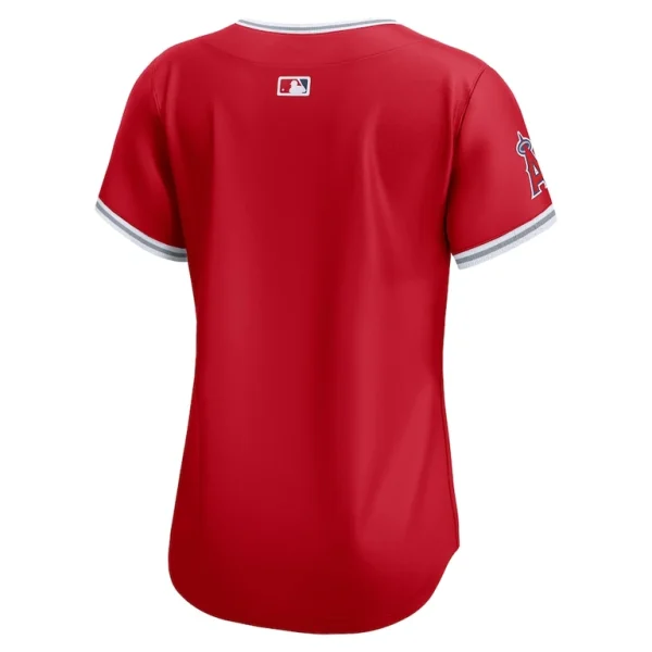 Los angeles angels nike womens alternate limited jersey – red Multi L