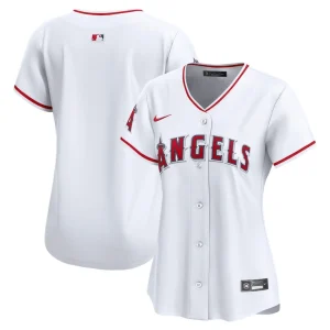 Los angeles angels nike womens home limited jersey White
