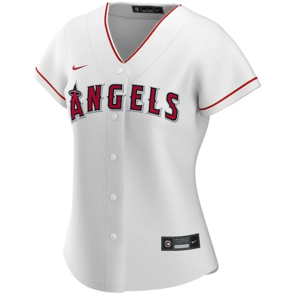 Los angeles angels nike womens home replica custom jersey White M