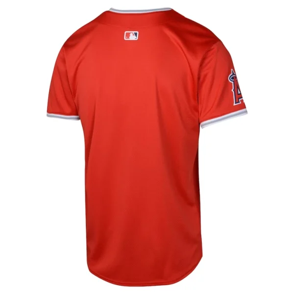 Los angeles angels nike youth alternate limited jersey Red Yth L