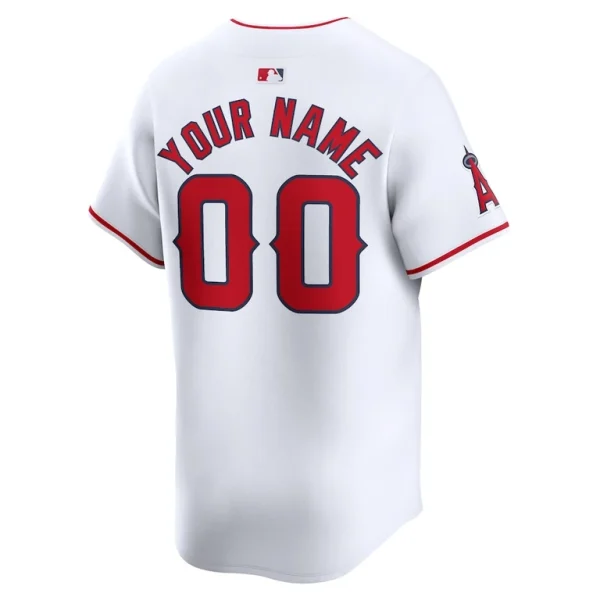 Los angeles angels nike youth home limited custom jersey White Yth L